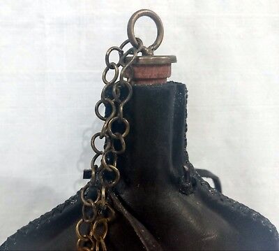 Leather Mashk Bottles Traditional Water Carrying Bags Antique Без бренда - фотография #2