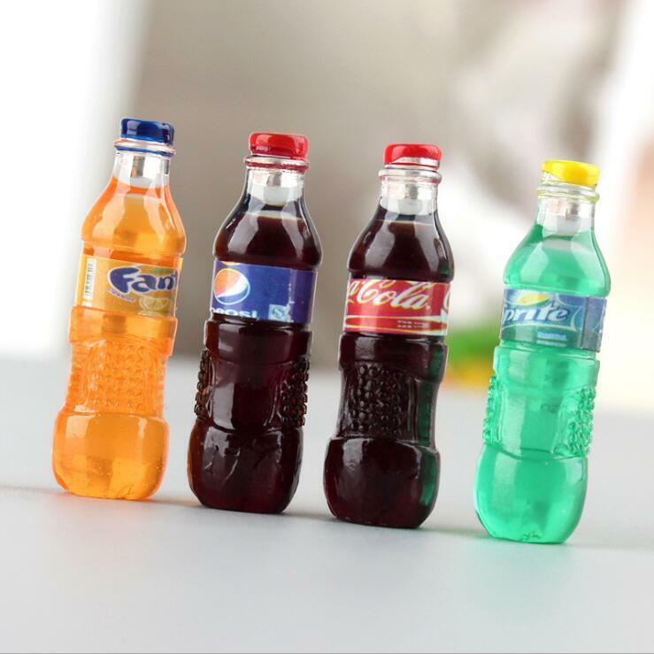 100 pcs Dollhouse Miniature 1:6 Cola Pepsi Fanta Bottles Food Drink Accessory Unbranded Does not apply - фотография #2