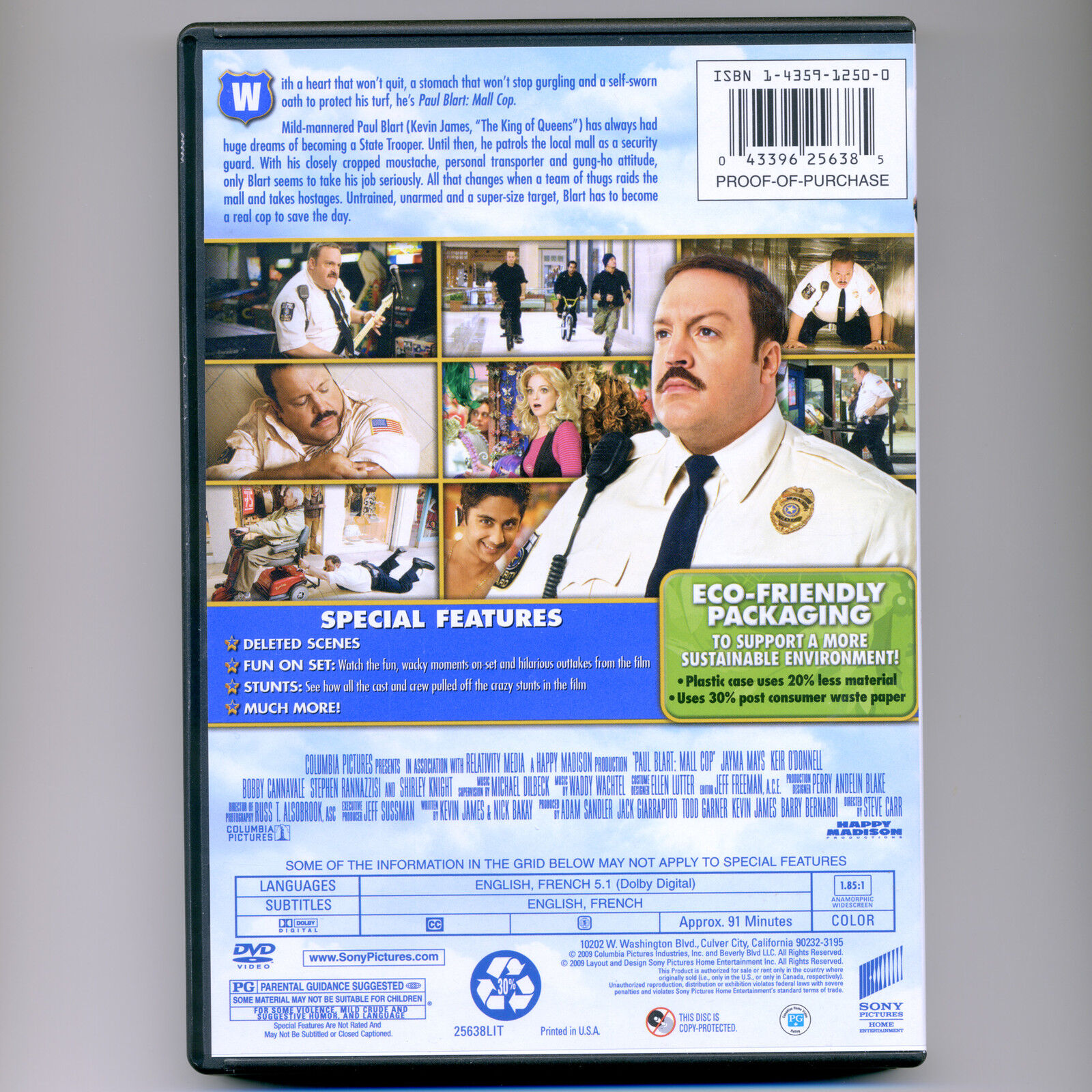 Paul Blart MALL COP 1 & 2 PG family comedy movies, new DVDs Kevin James, Segway Без бренда - фотография #2