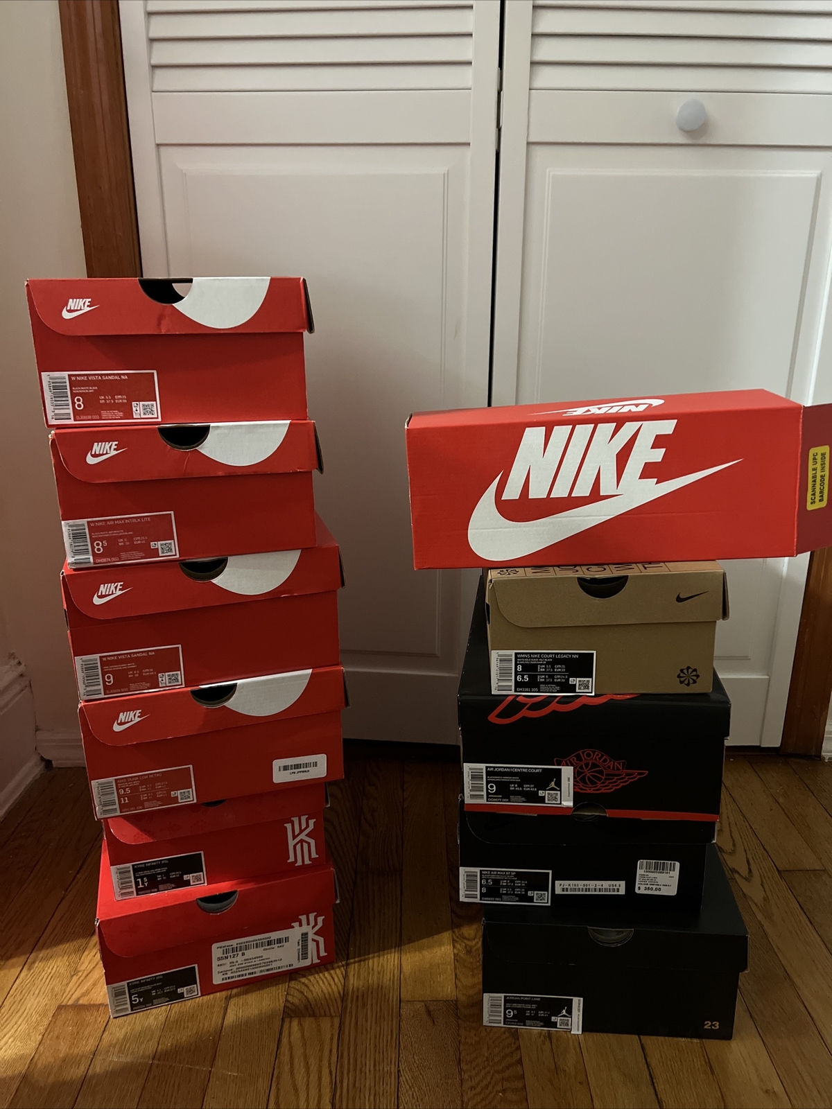Empty NO SHOES x 30 NIKE JORDAN + CHAMPION UGG NORTH FACE 45 📦  🟰 LOT NIKE JORDAN CHAMPION UGG THE NORTH FACE Air Jordan 15 - фотография #12