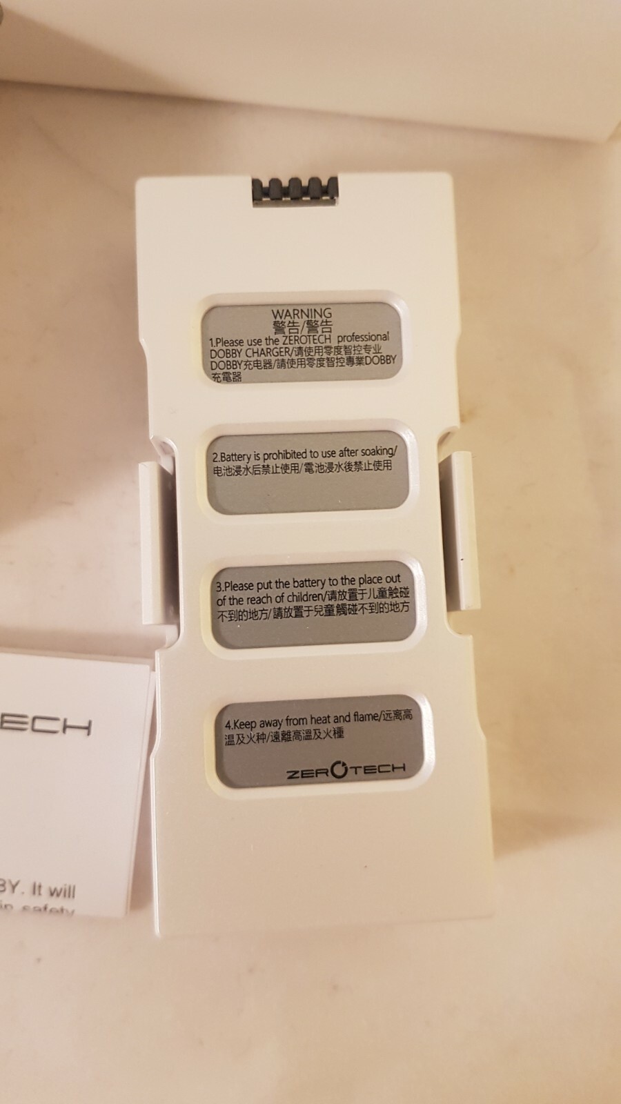LOT 3! OEM Zerotech Dobby Pocket Selfie Drone Battery Pack D151 7.6V Original ZEROTECH D151 - фотография #5
