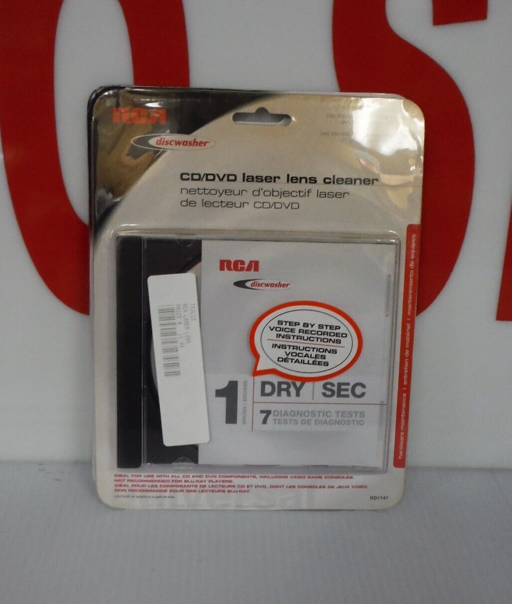 RCA CD/DVD Discwasher RD1141 NOS Factory Sealed Discwasher