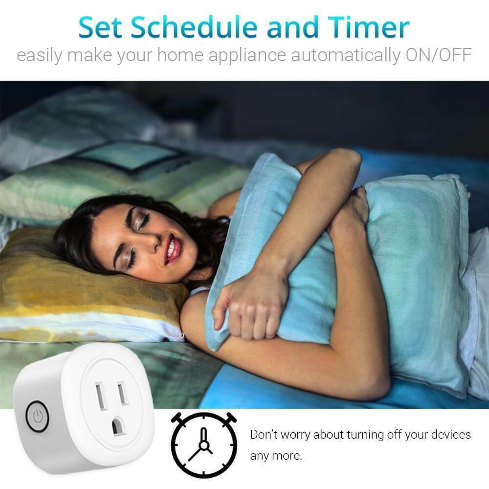4 Pack Wifi Smart Plug Outlet Phone Remote Control Socket Timer Alexa Google US Kootion Does not apply - фотография #4