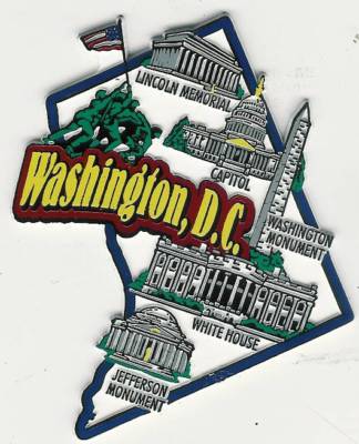 MARYLAND, VIRGINIA, WASH D.C  JUMBO  STATE  MAP  MAGNETS  NEW USA  3 MAGNETS   Без бренда - фотография #4