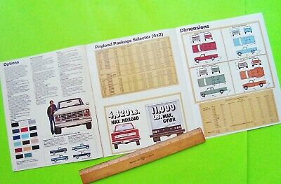 3 Diff 1982, 83, 84 FORD F-SERIES PICK-UP TRUCK HUGE COLOR BROCHURES 64-pg 4X4's Без бренда - фотография #11
