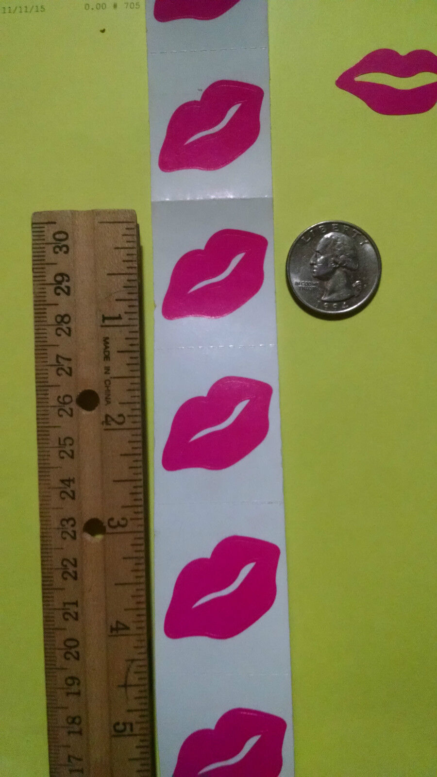 ~~~100~~~ LIPS BODY TANNING STICKERS  PINK LIP~ FREE SHIPPING  Unbranded - фотография #3