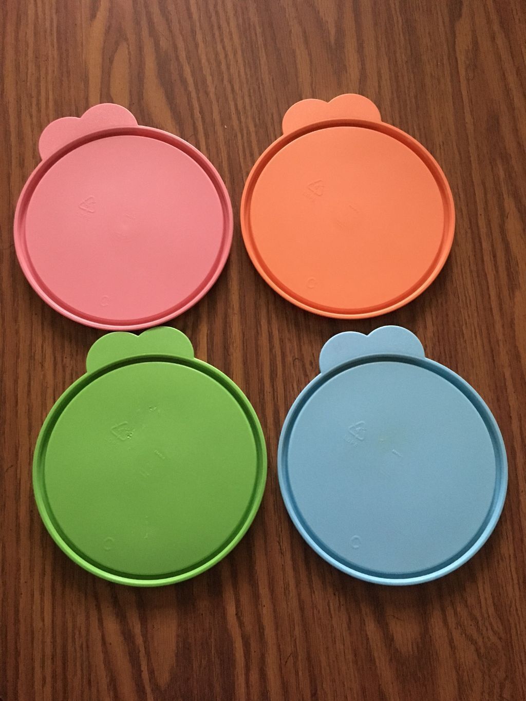 Tupperware lot of 4 - 2541D Replacement Lid Only variety colors Tupperware - фотография #2