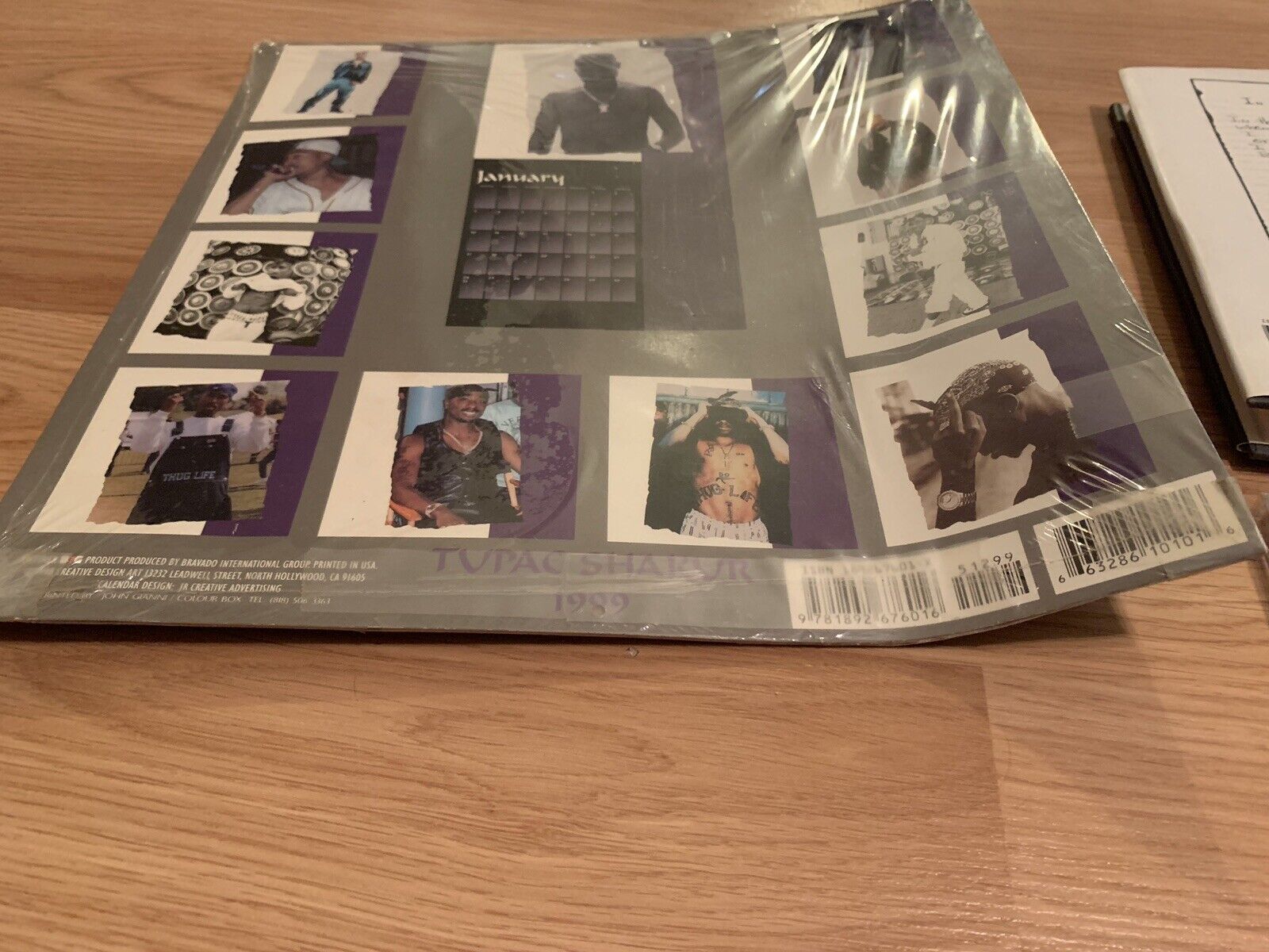 Vintage Tupac Shakur Collection Of 9: Calendar, Cd,Cassette,Book & 5 DVDs 2Pac Без бренда - фотография #3