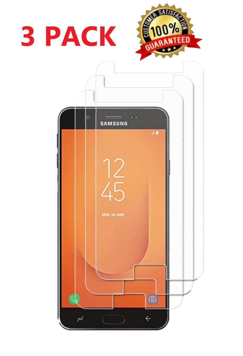 3x Tempered Glass Screen Protector For Samsung Galaxy J7 2018/Refine/Crown/Star Unbranded Does Not Apply
