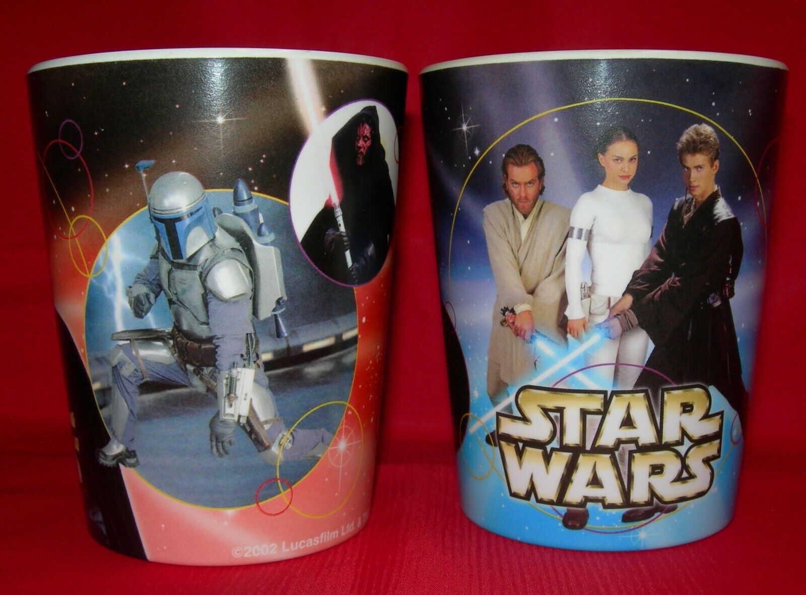 Star Wars lot 2 CUPS Tumblers 2002 GMI Cereal Promotion Mail away Star Wars - фотография #4