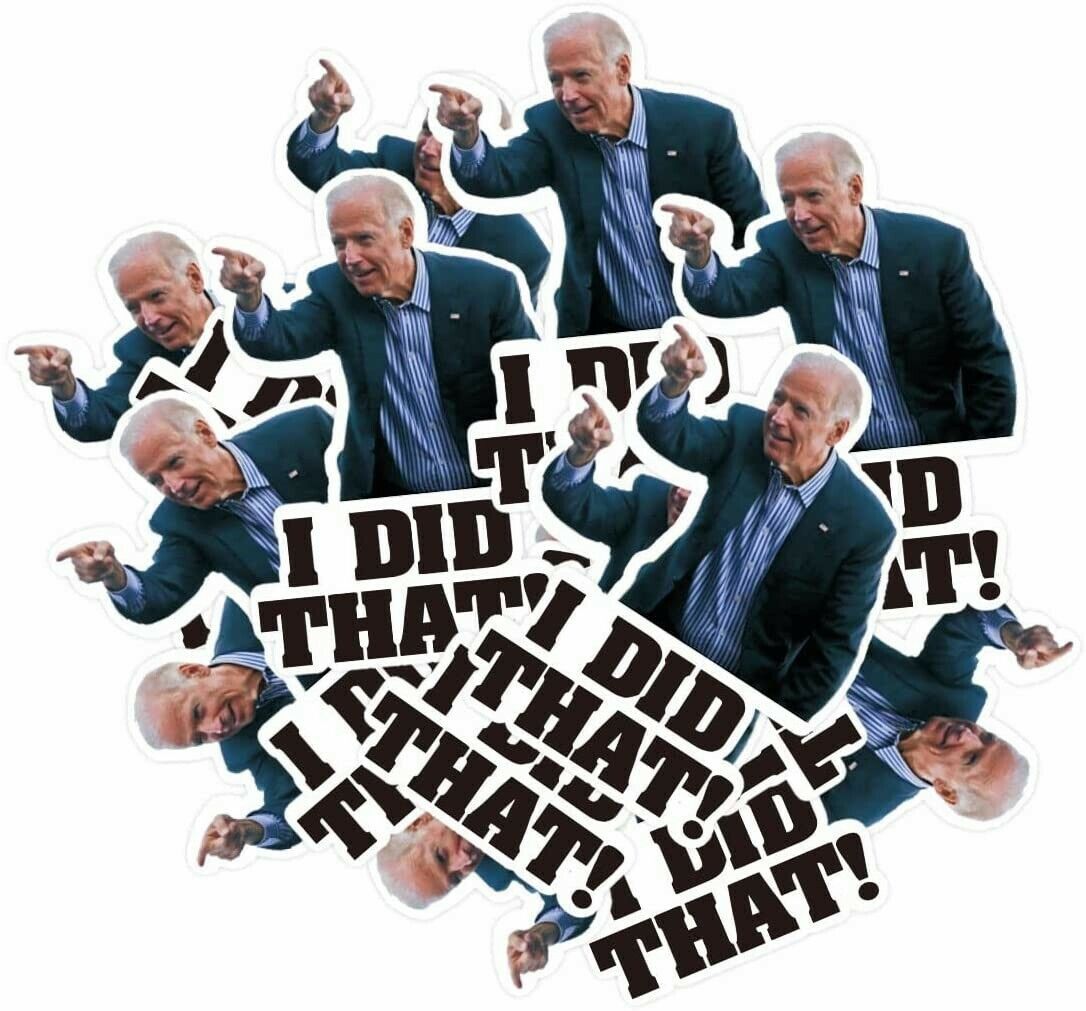 100pcs Joe Biden "I DID That "Stickers Biden Funny Humor Decals Car Stickers US Без бренда - фотография #4