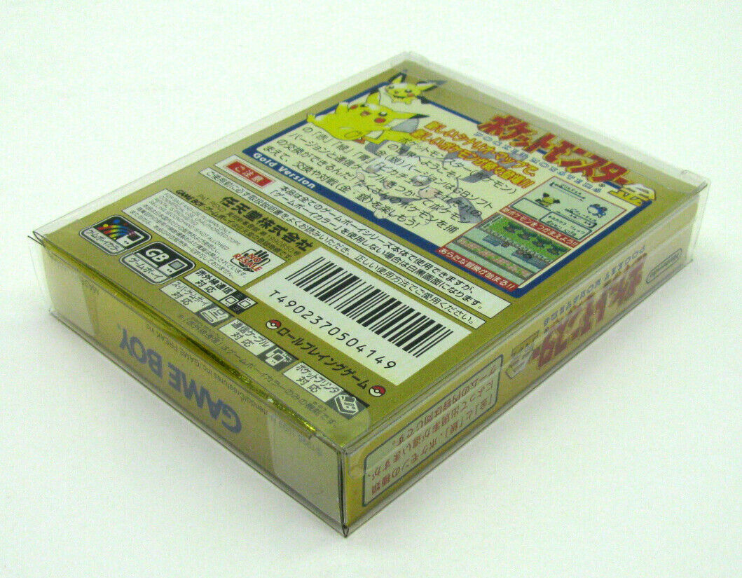 5X NINTENDO JAPAN GAME BOY / COLOR CIB GAME - CLEAR PROTECTIVE BOX PROTECTORS  Dr. Retro Does Not Apply - фотография #5