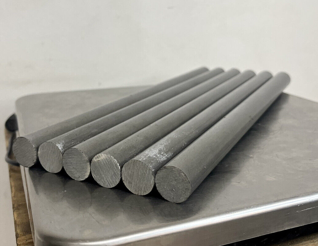 12L14 Steel Bar Stock 3/4 in (.750) Round x 12"  (6 Piece Lot) Oakland Steel Inc. Does Not Apply