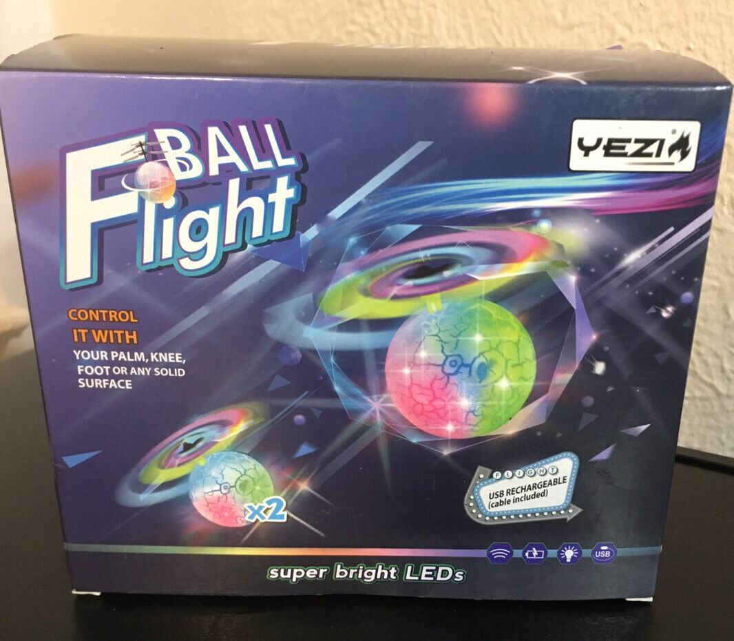 Yezia Ball Flight Control w/ Palm Or Foot  Bright LED’s USB Rechargeable New Yezia Does not apply - фотография #5