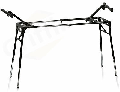 Keyboard Stand DJ Workstation Table Top Piano Holder 2-Tier Double Studio Mount Griffin MD-XX-396A - фотография #6