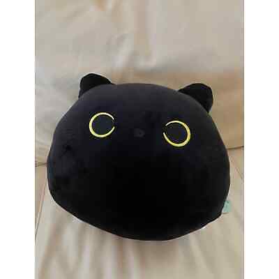 Black Halloween Cat Plush Black Cat Pillow NWT No Brand
