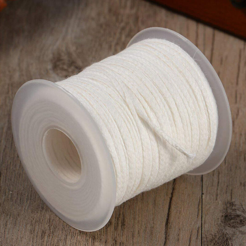 Candle Making Wicks 200 Ft Candle Wick Roll Woven Candle Wick Spool for Candle Unbranded - фотография #3