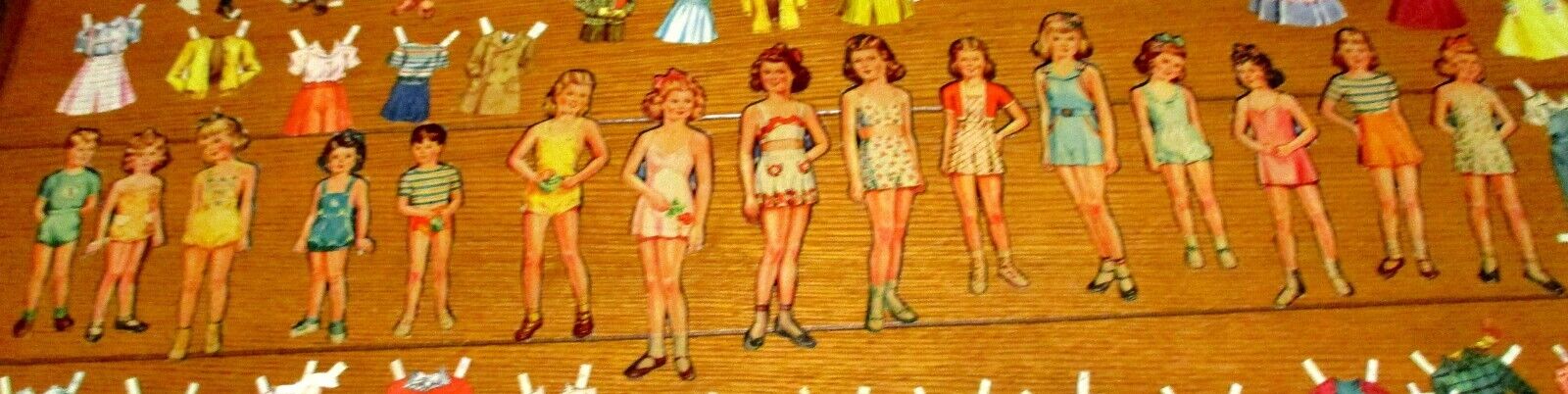 Vintage Paper Doll and Outfit Lot (75) W/15 Dolls & 60 Outfits   NICE!!!!     #3 Unbranded - фотография #12