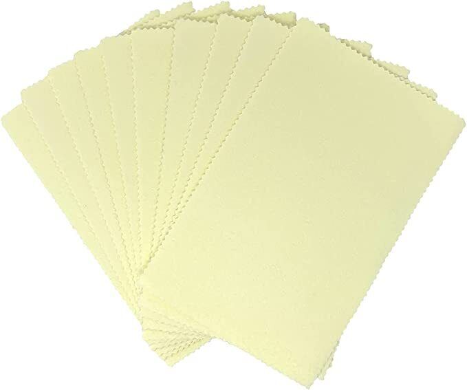 10 Sunshine Polishing Cloth for Sterling Silver, Gold, Brass and Copper Jewelry  Sunshine