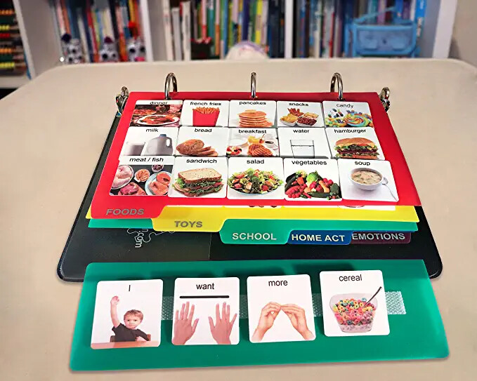 ORIGINAL SCHOOL PECS PICTURE EXCHANGE COMMUNICATION BOOK AUTISM SPEECH THERAPY Smile4Autism Communication Photo Book - фотография #9