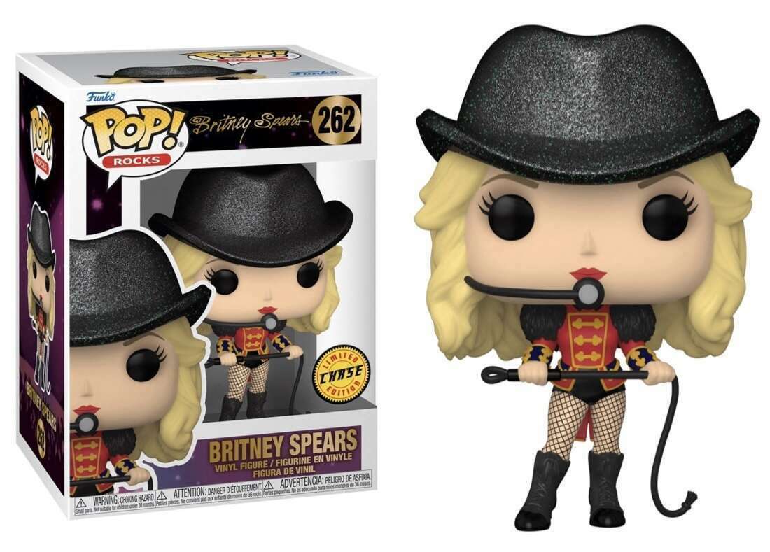 Funko Pop BRITNEY SPEARS AS RINGLEADER WITH HAT CIRCUS CHASE 262 New Near Mint Funko