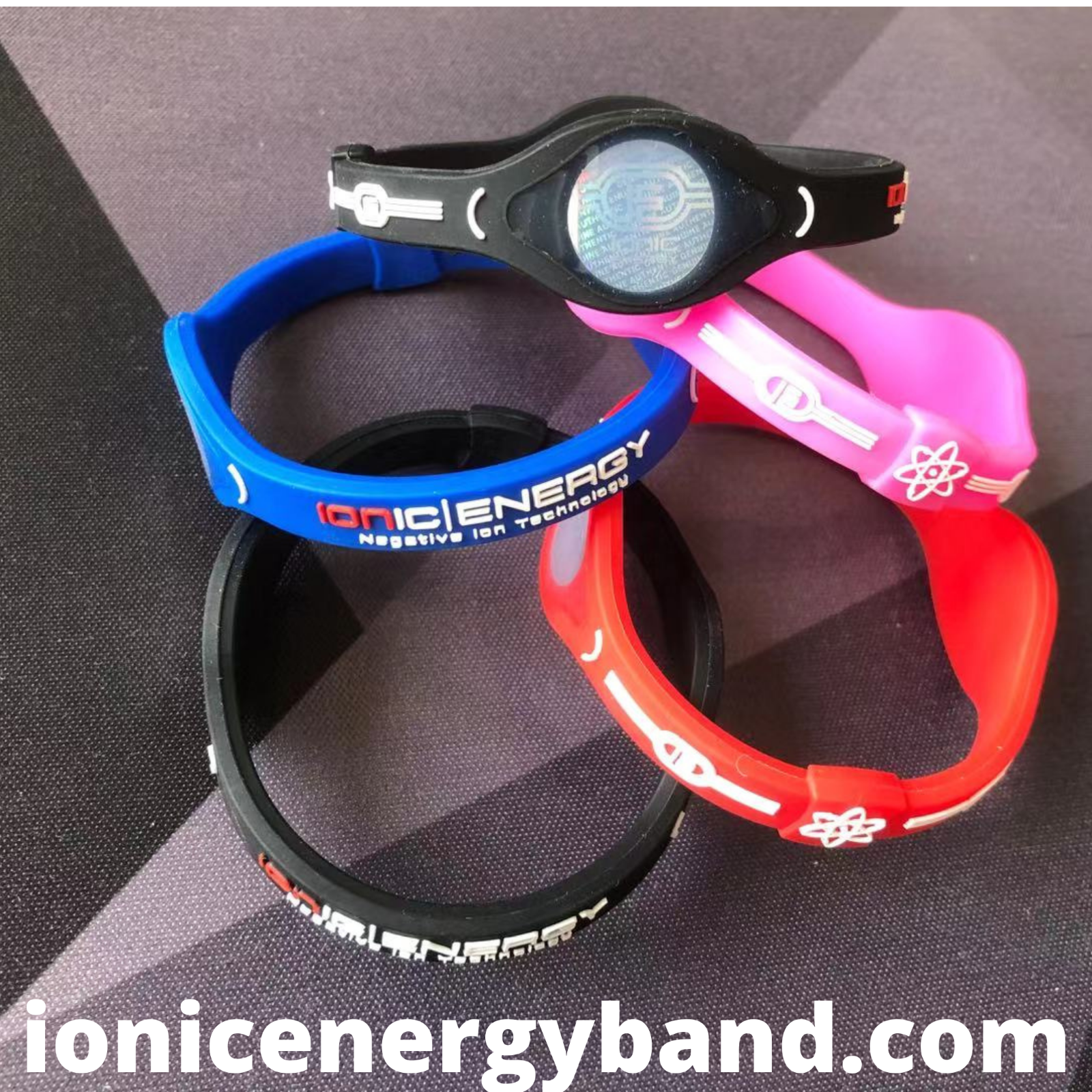 Ionic Energy® Balance Power Bracelet Silicone Hologram wristband 4 Colors Ionic Energy Bracelets Wristband - фотография #3