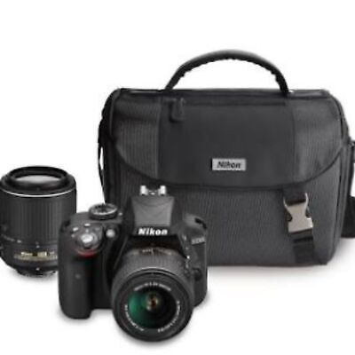 Nikon D3300 DSLR Kit 2 Zoom Lens, Carry bag, camera accessories Nikon