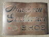 Orig 1800s AMERICAN GENTLEMAN SHOE Sign Hamilton Brown Shoe Co Largest in World American Gentleman Shoe - фотография #12