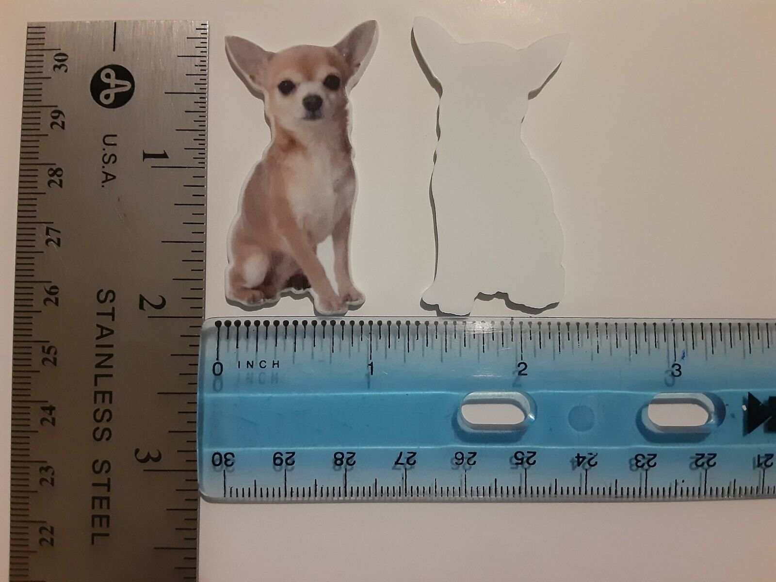Flat Back Resins (3 For $1.50) Chihuahua Puppy Dogs Tan Color Furry Friends Unbranded Does Not Apply - фотография #2