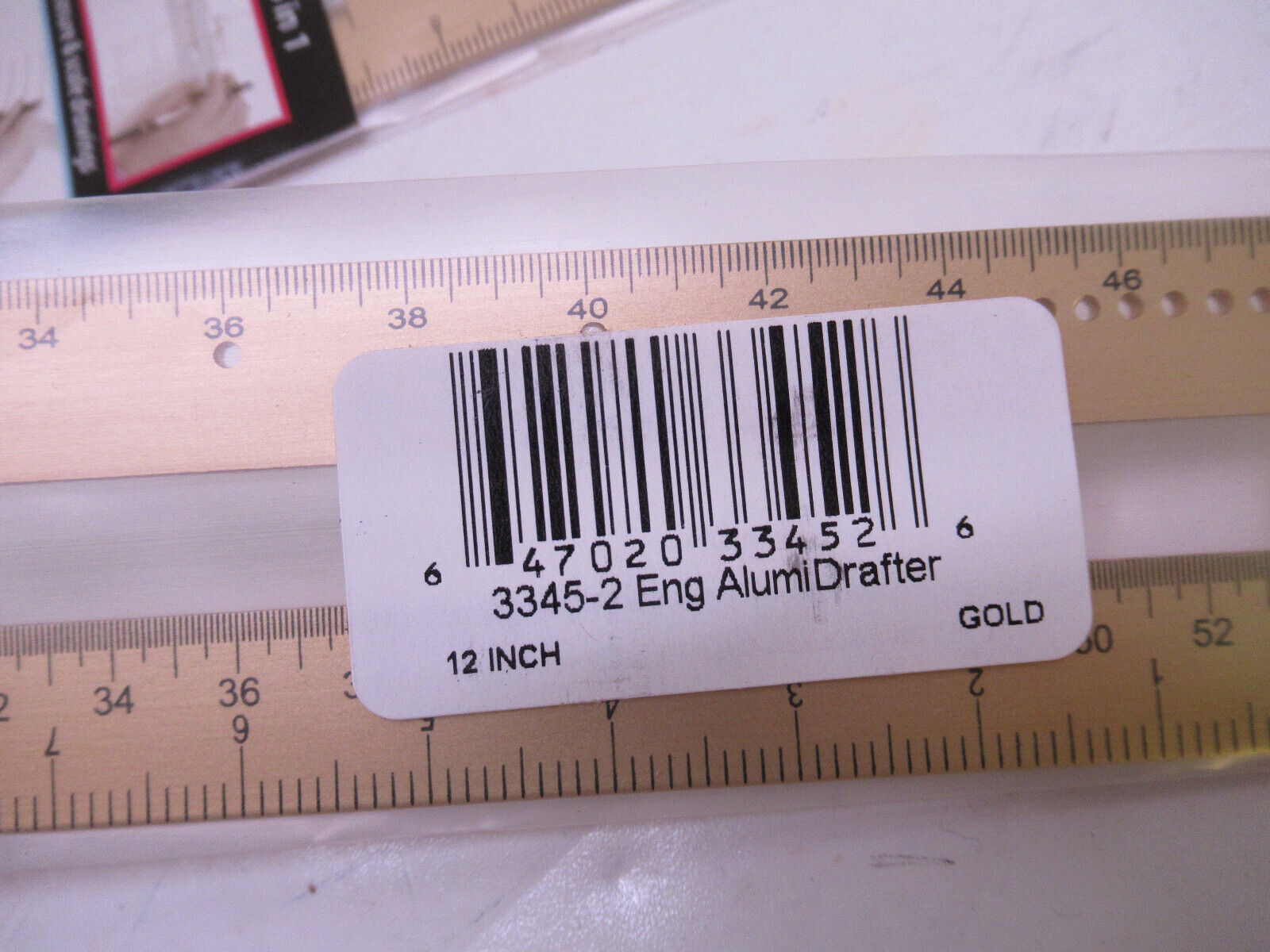 5-Pack Lot of ALUMICOLOR ALUMIDRAFTER Drating Tool ENGINEER Ruler 12" in. inch Alumicolor 3345-2 - фотография #3