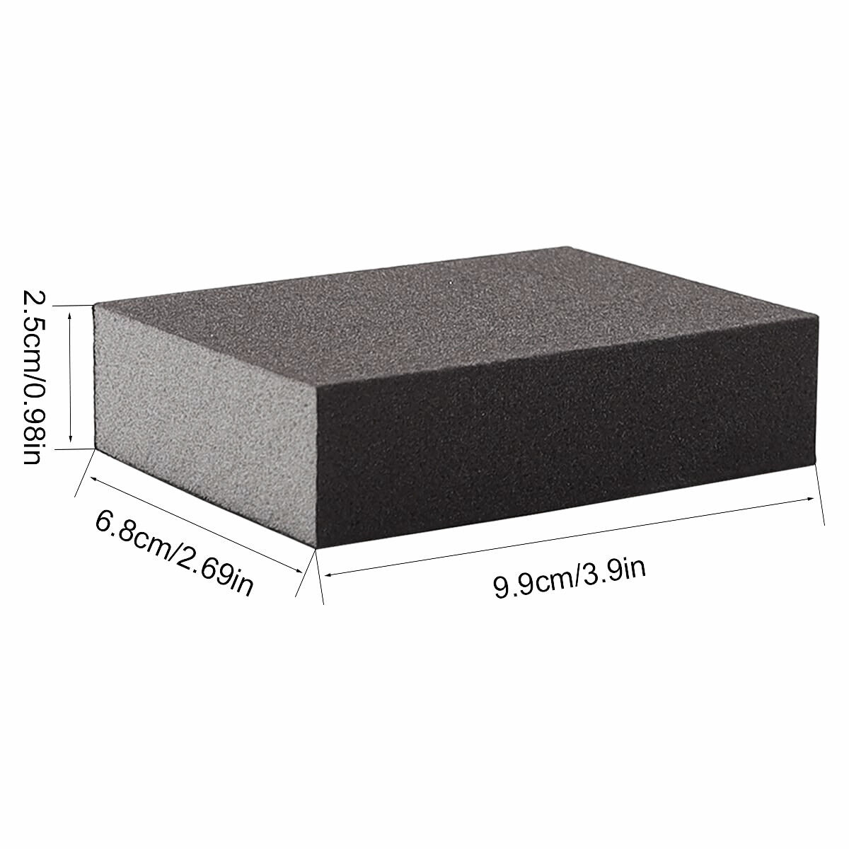 Drywall Sanding Sponge Set Hand Sander Block Pads Wet Dry Sand Paper 60-220 Grit Satc Does not apply - фотография #2