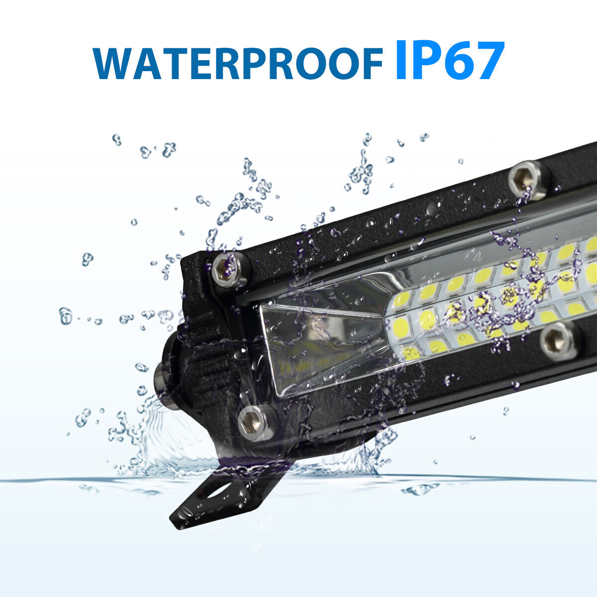 2x 12" inch 450W LED Work Light Bar Combo Spot Flood Driving Off Road SUV Boat Unbranded Does Not Apply - фотография #6
