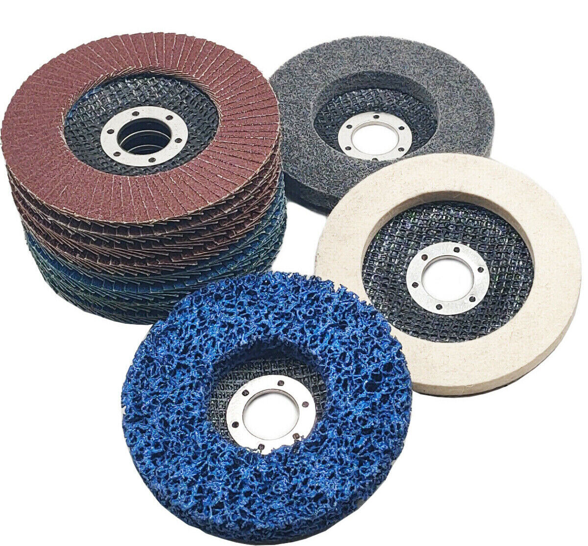 11x 4.5 Flap Disc 4-1/2" Sanding Grinding Stripping Polishing Wheels for Grinder Satc Does Not Apply