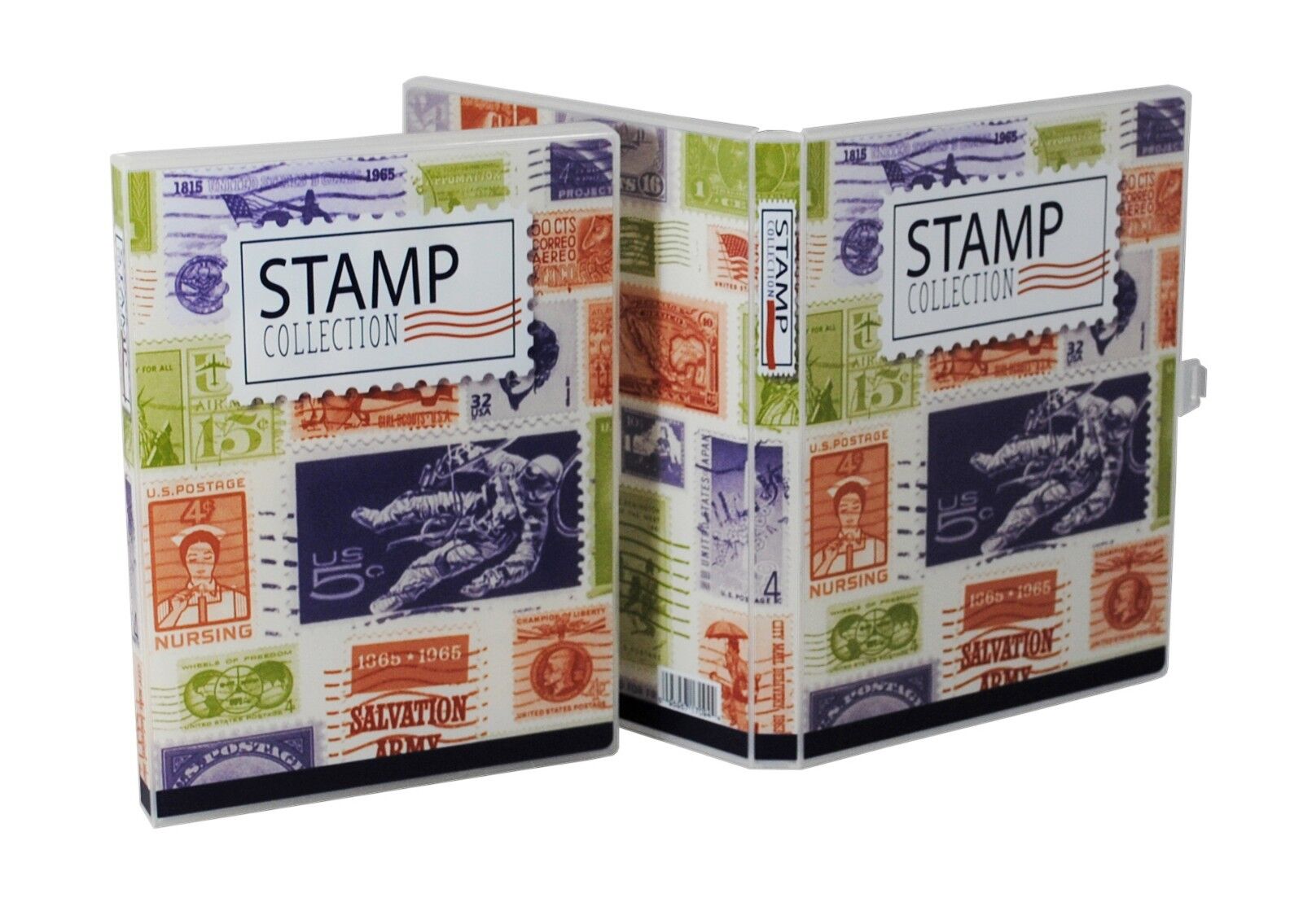 Stamp Collection Kit/Album, w/ 10 Pages, Holds 150-300 Stamps (No Stamps) UniKeep 17094 - фотография #9