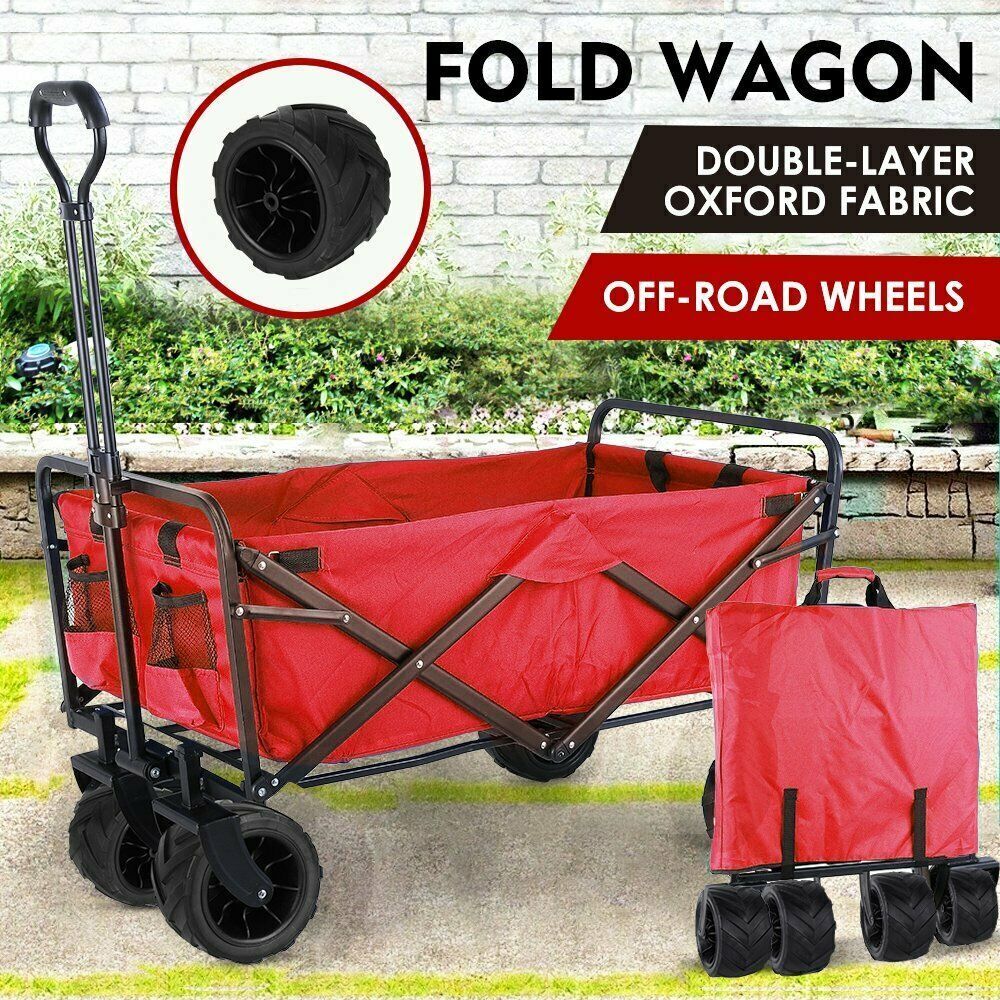 Heavy Duty Collapsible Outdoor Utility Wagon Folding Portable Hand Cart Sport US Unbranded Does not apply
