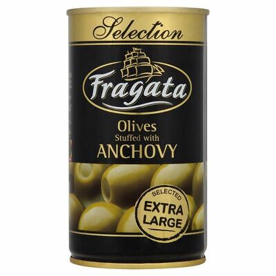 Fragata Anchovy Stuffed Extra Large Olives in Brine (350g) - Pack of 2 Fragata PACK2-GFC259527