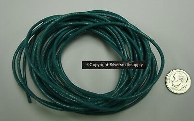 15 feet 2mm Turquoise leather thong beading lace necklace leather cord  M085 Silversmithsupply.com - фотография #2