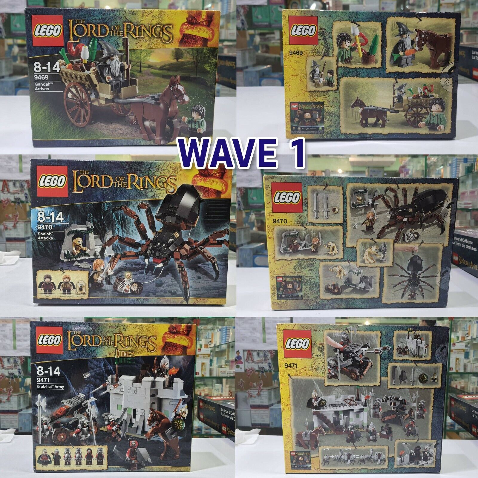 LEGO: The Lord of the Rings brand-new, unused, unopened item Complete Set 12 box LEGO - фотография #3