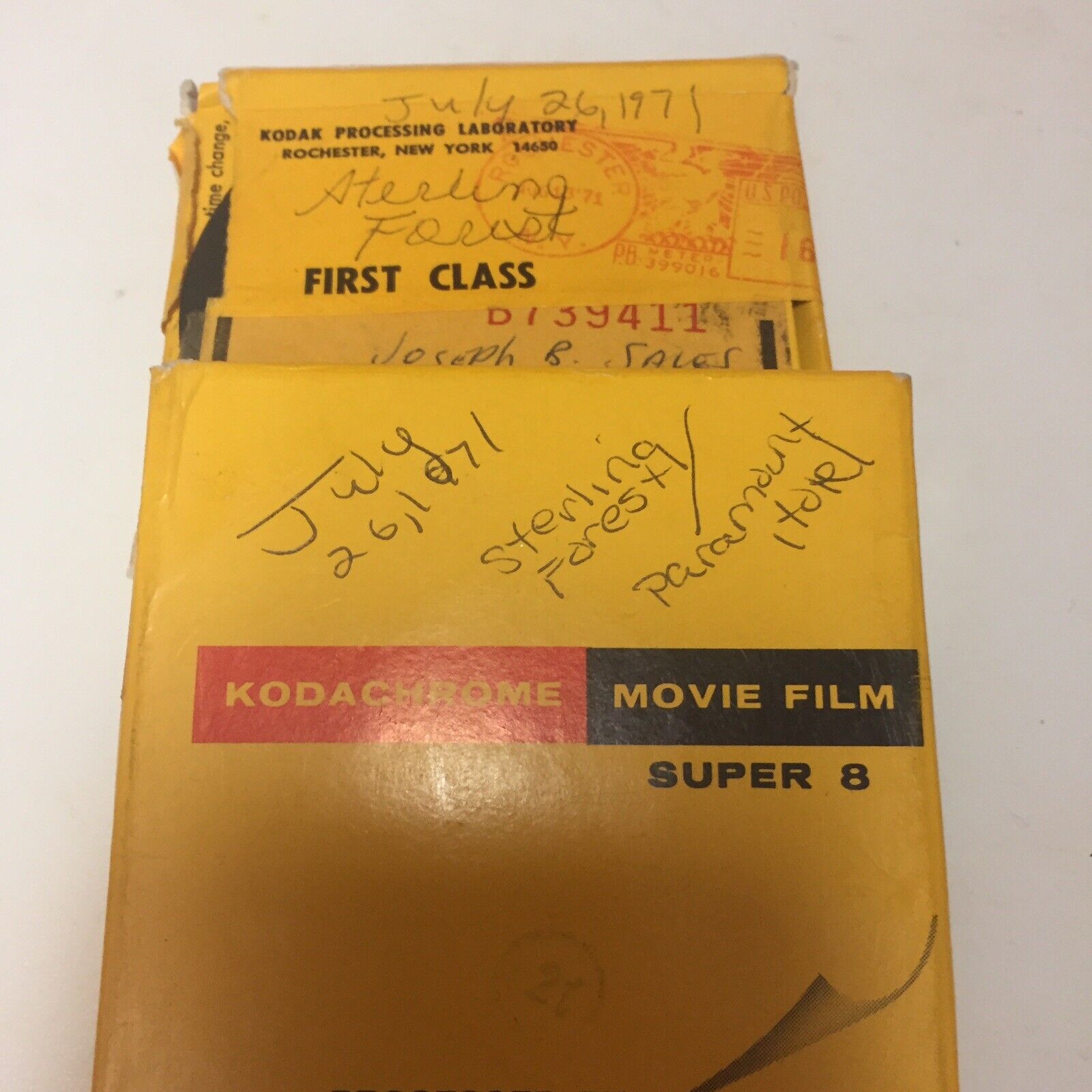 1971 Sterling Forest Paramount Hotel Super 8mm Kodachrome Movie Film Lot 2 NY Kodak