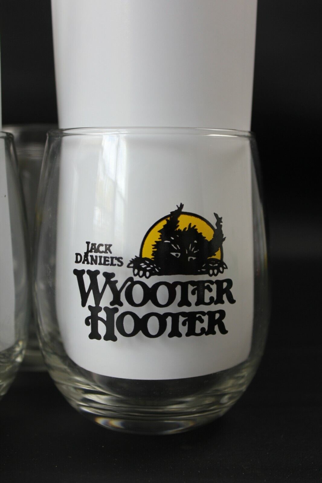 Jack Daniels Wyooter Hooter Graphic Logo Whiskey Glasses Lot of 6 Jack Daniel's - фотография #2
