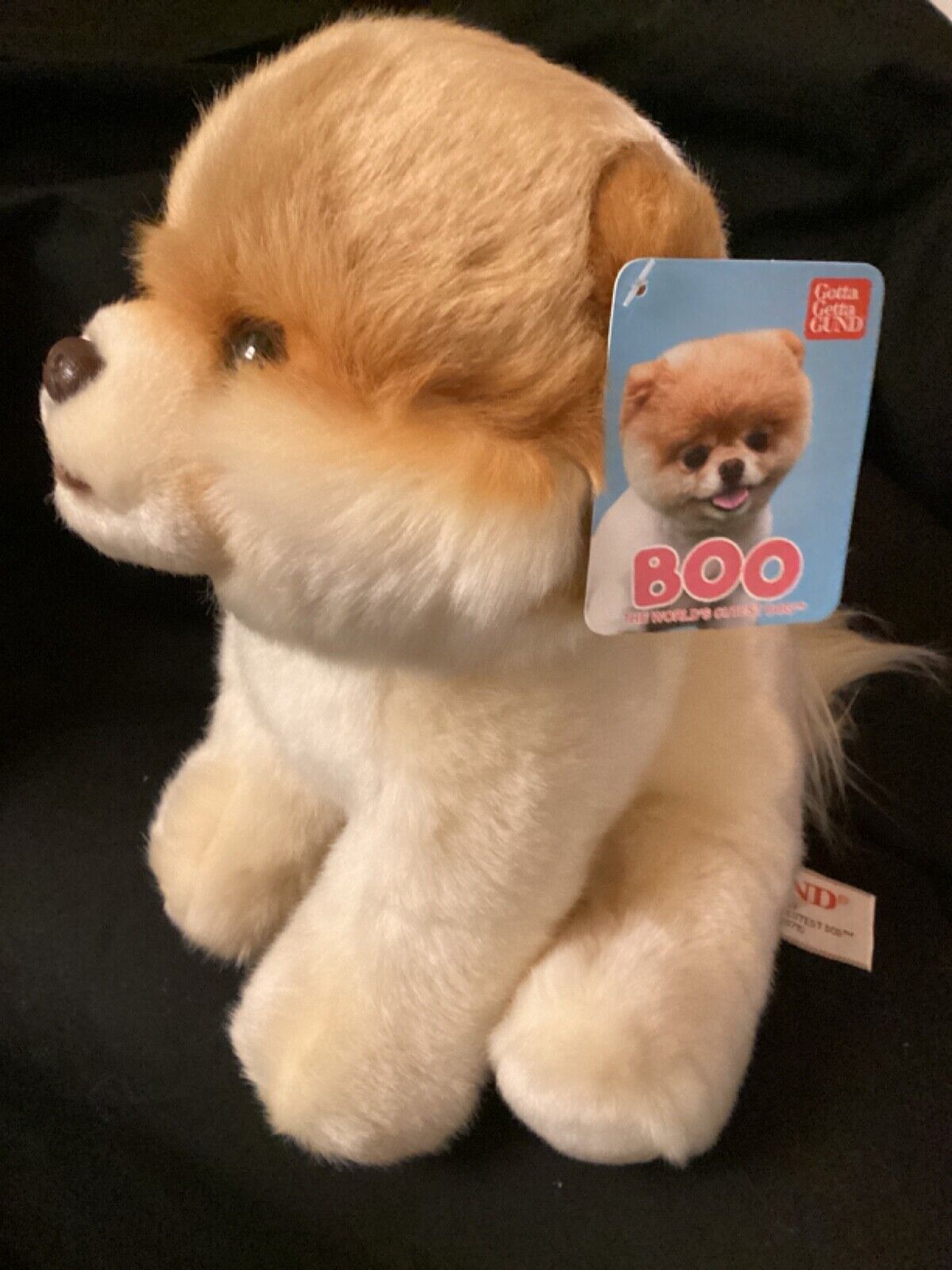 NEW BOO Dog 4029715  GUND 10 inches never pre-owned  Gund