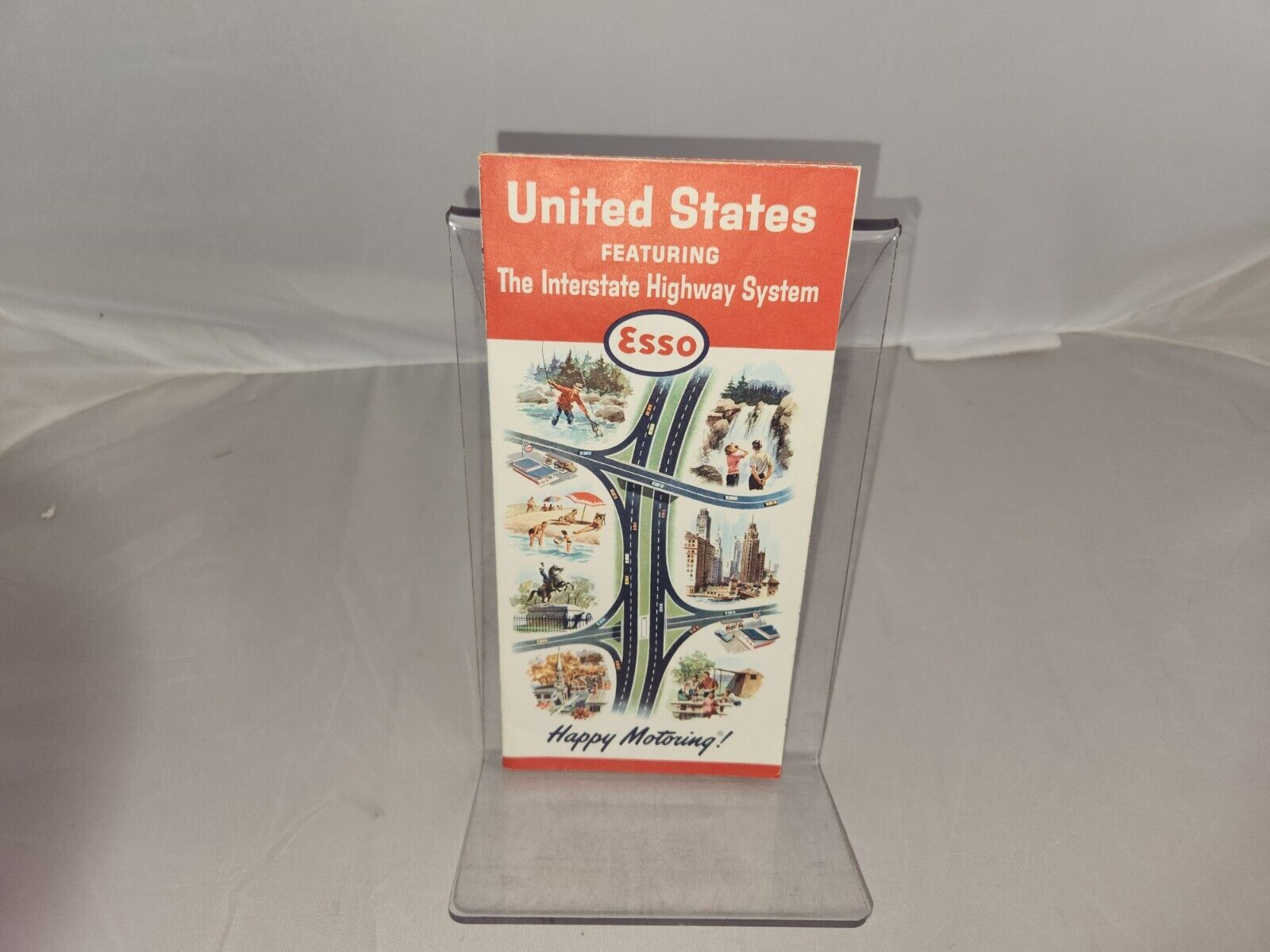 Esso - 1964 United States Interstate Highway System Map - Humble Oil ESSO