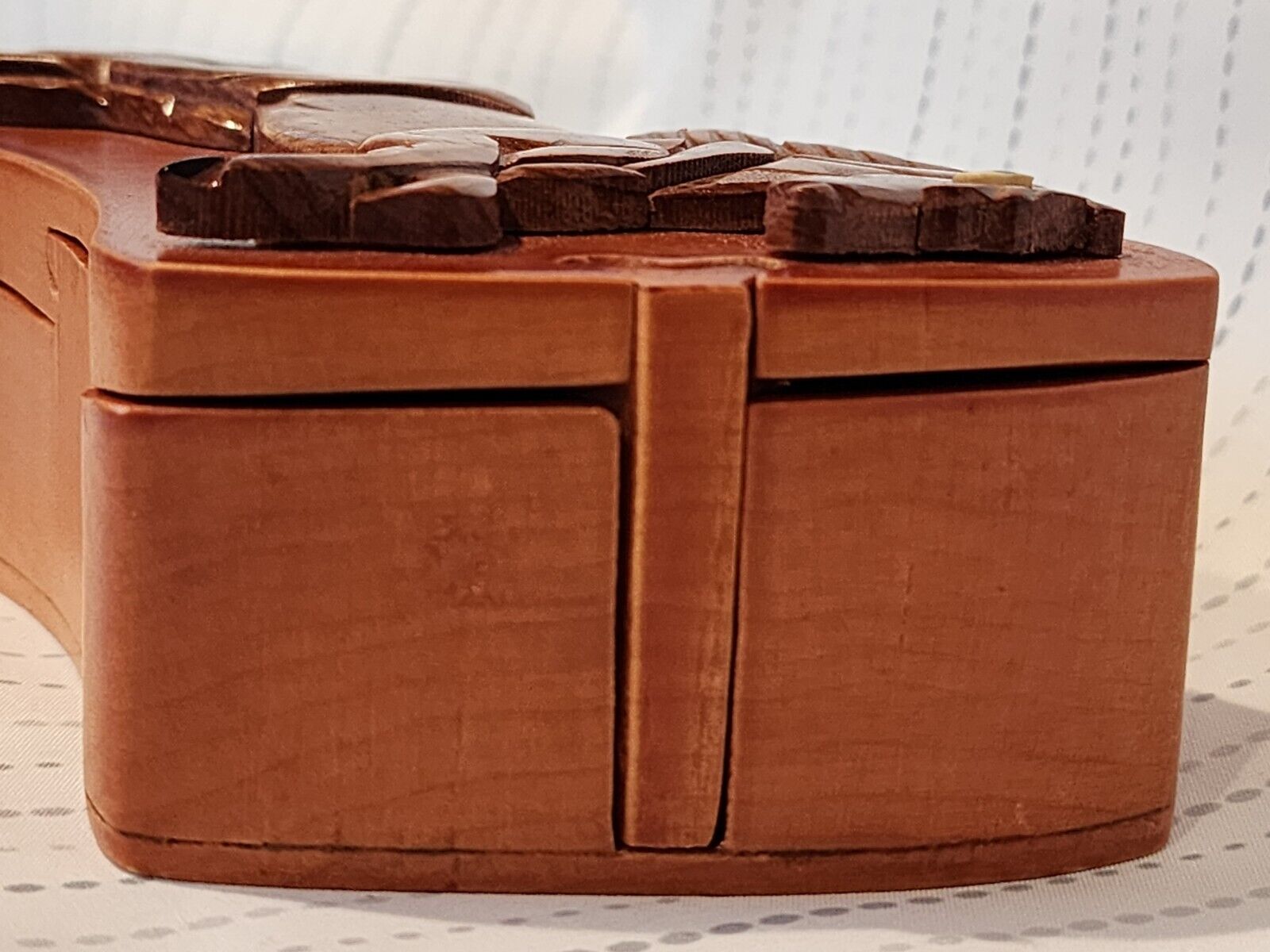 Handcrafted Intarsia Wood Art Horse Puzzle Box Jewelry Trinket Box Collectible Без бренда - фотография #5
