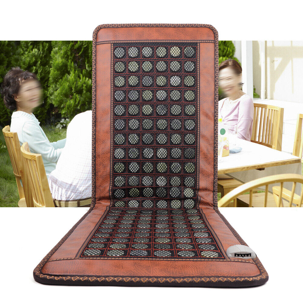 Natural Jade Stone Far-infrared Heat Pad Whole Body Therapy Heating Mat Unbranded Does Not Apply - фотография #4