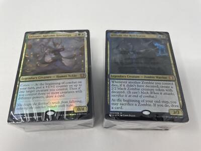 MTG Midnight Hunt Lot of 2 Commander Decks Coven Counters & Undead Unleashed Без бренда