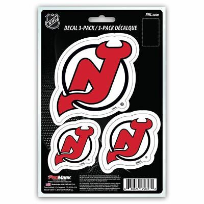 New Jersey Devils Decal 3 Pack Team Promark NHL  Team Promark