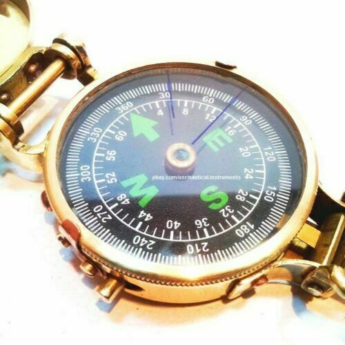 MILITARY COMPASS  NAUTICAL BRASS COMPASS OUTDOOR CAMPING HIKING COMPASS LOT OF 5 Без бренда - фотография #5