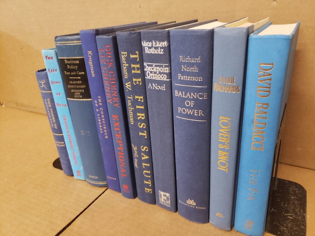 Lot of 6 Hardcover BLUE NAVY AQUA TEAL Shades Books for Staging Prop Decor  Без бренда - фотография #2