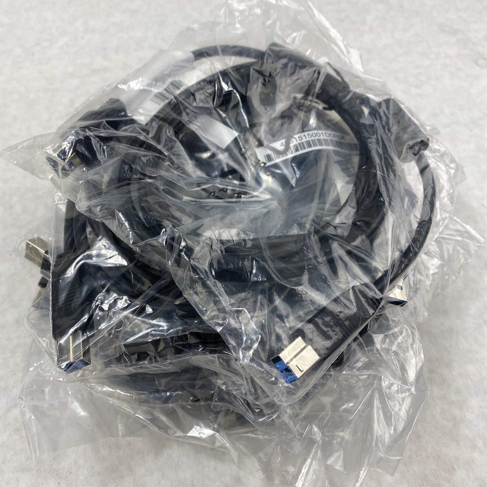 Lot(5) Genuine HP 917468 SS USB 3.0 Cable A-Male to B-Male 6ft Black HP 917468-0021905, 917468-0021826