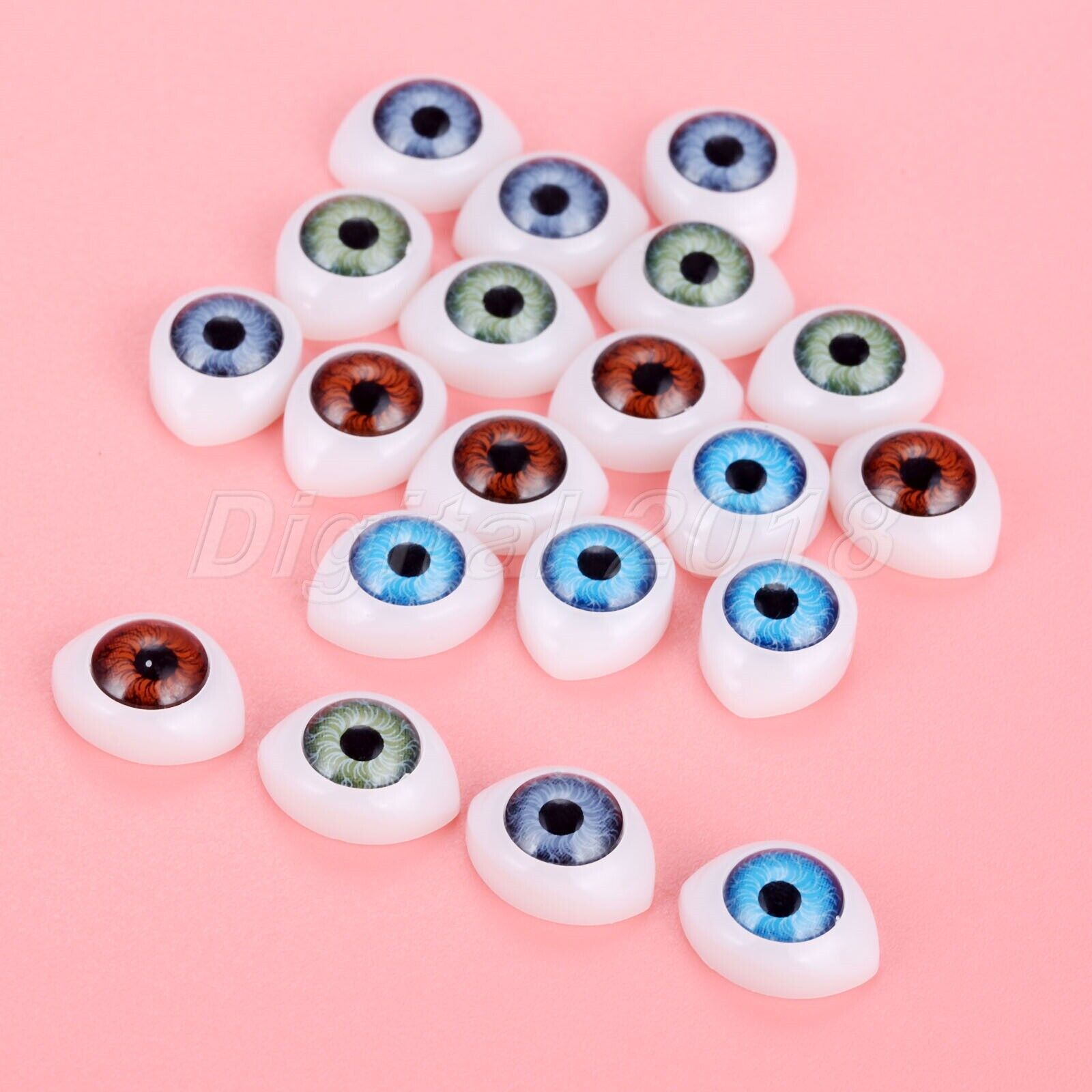 100Pcs 0.47"*0.63" Safety Doll Eyes Toys For Doll Making Eyes Doll Accessories Unbranded Does Not Apply